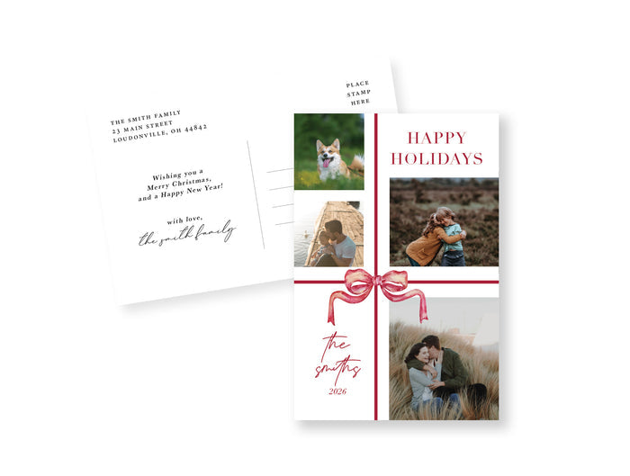 Gift Wrapped Postcard