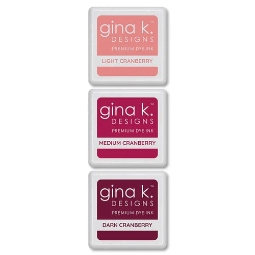 Gina K. Designs - Color Companions Ink Cube Set - Cranberry. Available at Embellish Away located in Bowmanville Ontario Canada.