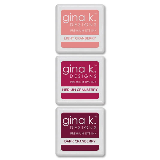Gina K. Designs - Color Companions Ink Cube Set - Cranberry. Available at Embellish Away located in Bowmanville Ontario Canada.