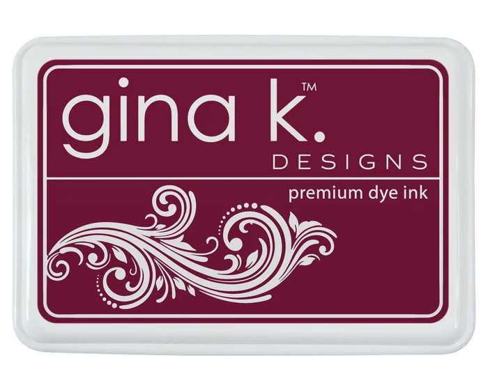 Gina K. Designs - Ink Pad - Cranberry - Select Drop Down. Each sold separately. Available at Embellish Away located in Bowmanville Ontario Canada. Dark Cranberry.