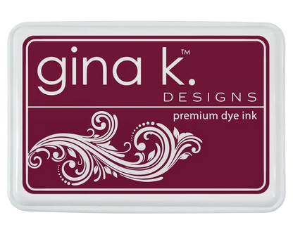 Gina K. Designs - Ink Pad - Cranberry - Select Drop Down. Each sold separately. Available at Embellish Away located in Bowmanville Ontario Canada. Dark Cranberry.