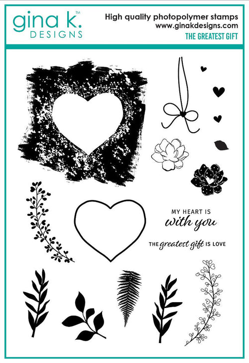 Gina K. Designs - Stamp - The Greatest Gift. Available at Embellish Away located in Bowmanville Ontario Canada.
