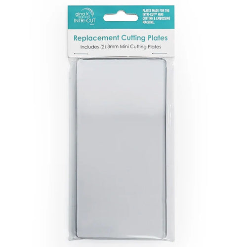 Gina K. Designs - Tool - Intri-Cut Mini Replacement Cutting Plate - 3mm Set of 2. Available at Embellish Away located in Bowmanville Ontario Canada.