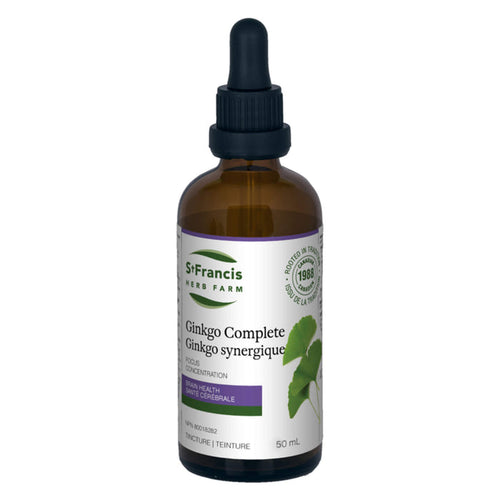 Bottle of St. Francis Herb Farm Gingko Complete 50ml