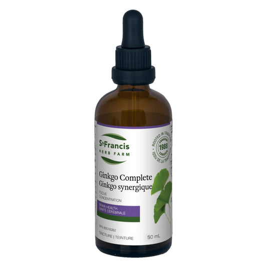 Bottle of St. Francis Herb Farm Gingko Complete 50ml