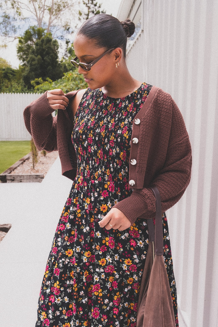 Ginny Cardigan - Brunette