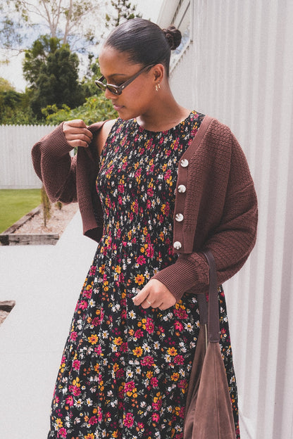 Ginny Cardigan - Brunette
