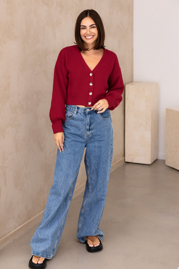 Ginny Cardigan - Chilli