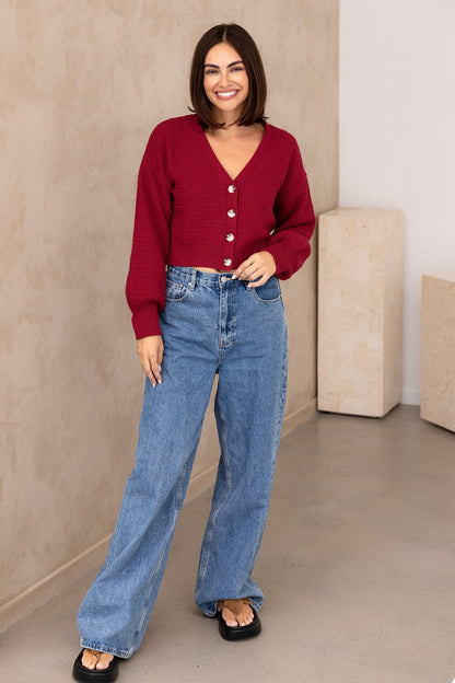 Ginny Cardigan - Chilli