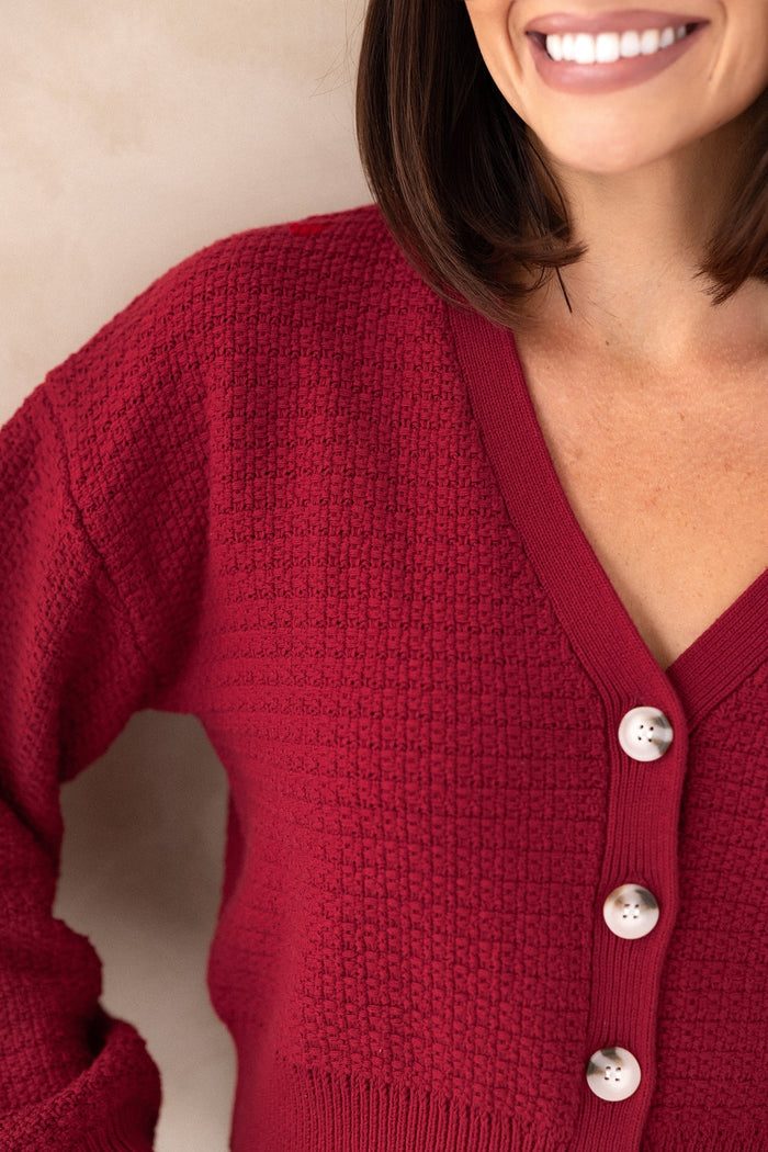 Ginny Cardigan - Chilli
