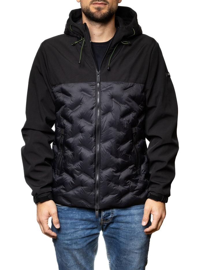 MORE giubbino tessuto nero M2081 TESS-NERO