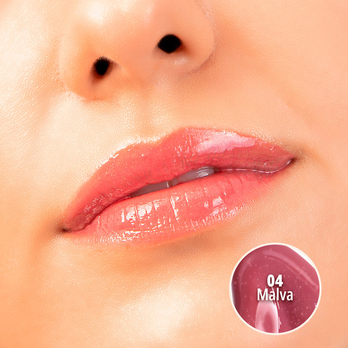 GLOW'N'GLOSSY LIP GLOSS (04 MALVA)