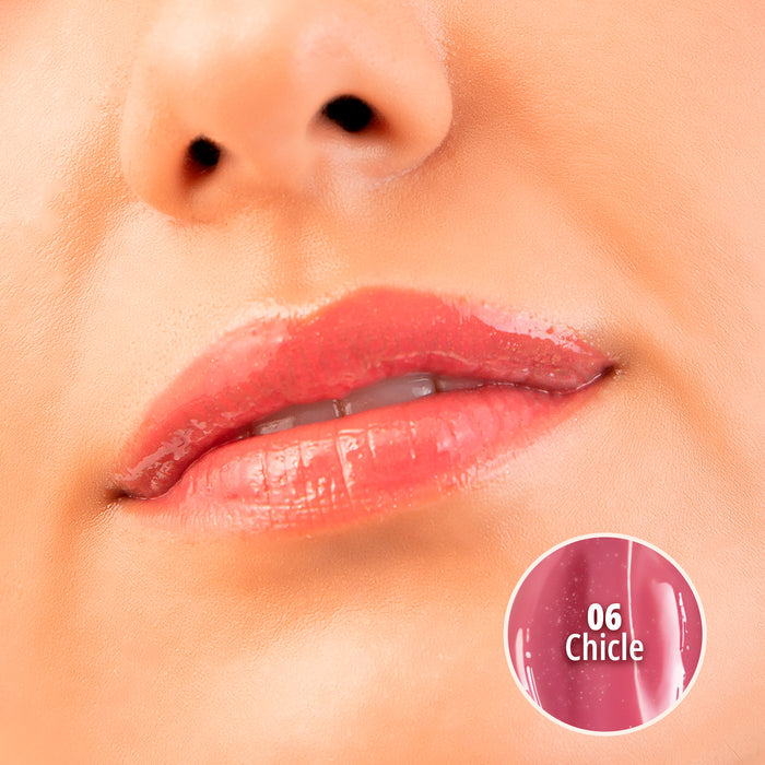GLOW'N'GLOSSY LIP GLOSS (06 CHICLE)