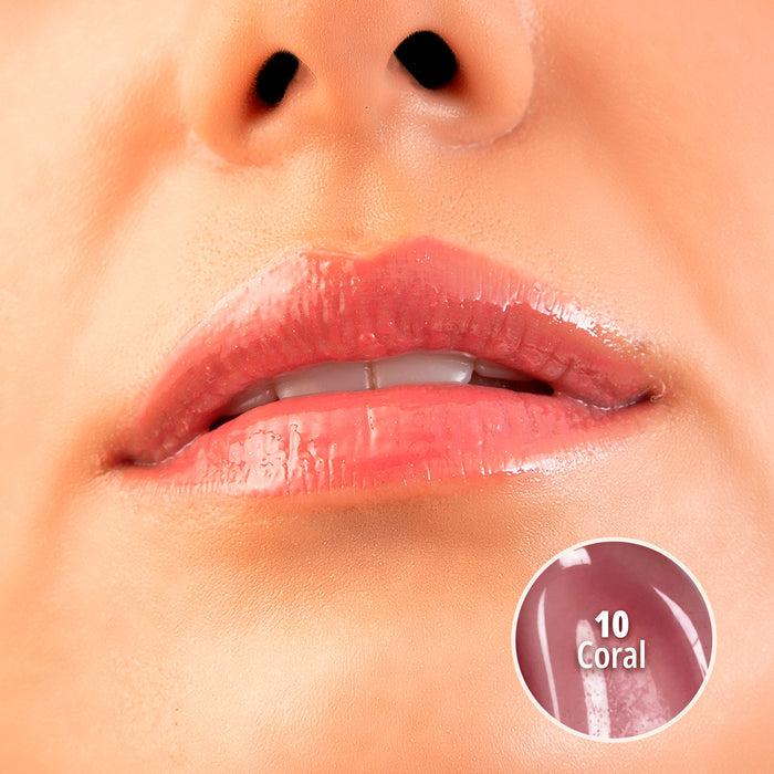 GLOW'N'GLOSSY LIP GLOSS (10 CORAL)