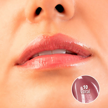 GLOW'N'GLOSSY LIP GLOSS (10 CORAL)