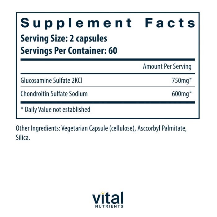 Glucosamine & Chondroitin by Vital Nutrients