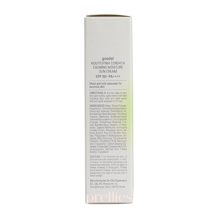 Goodal Houttuynia Cordata Calming Moisture Sun Cream SPF 50+ PA++++ 50ml