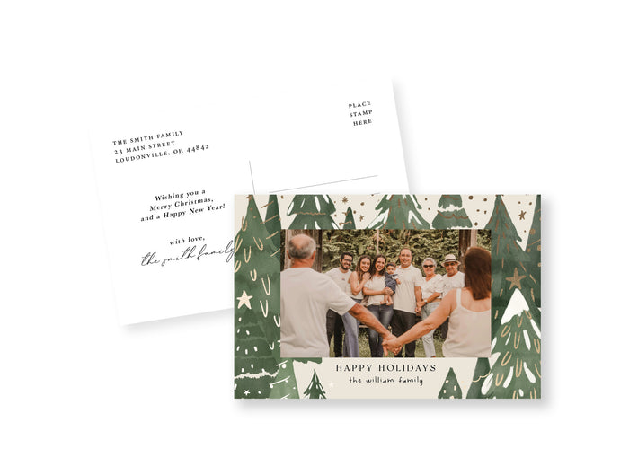 Green Forest Postcard