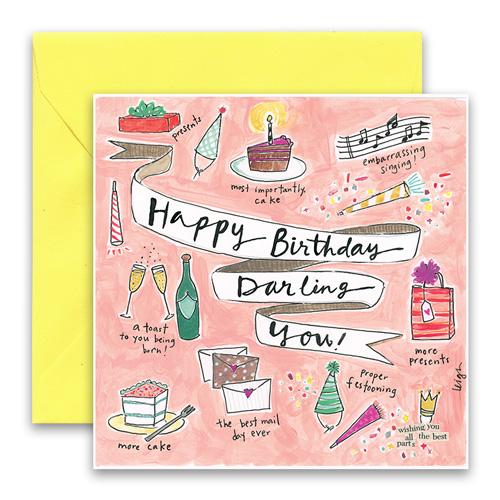 Greeting Card - Darling You