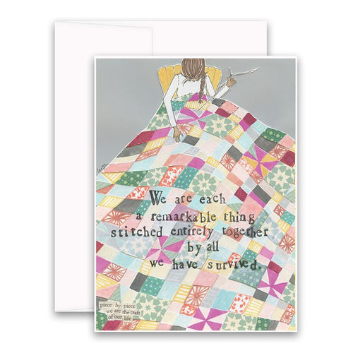 Greeting Card - Stitched Together