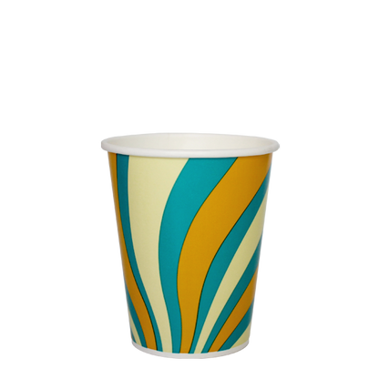 Dispo Cold Cups 9oz / No Lids / 1000 Cups Groovy Paper Cold Drink Cups