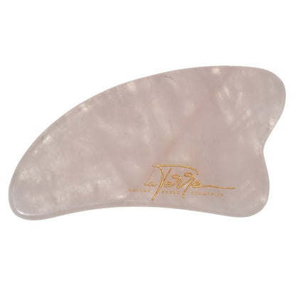 GUA SHA - Piatra Naturala Gua Sha Din Quartz Roz - skinseen.ro
