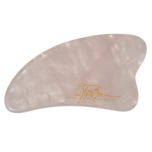 GUA SHA - Piatra Naturala Gua Sha Din Quartz Roz - skinseen.ro