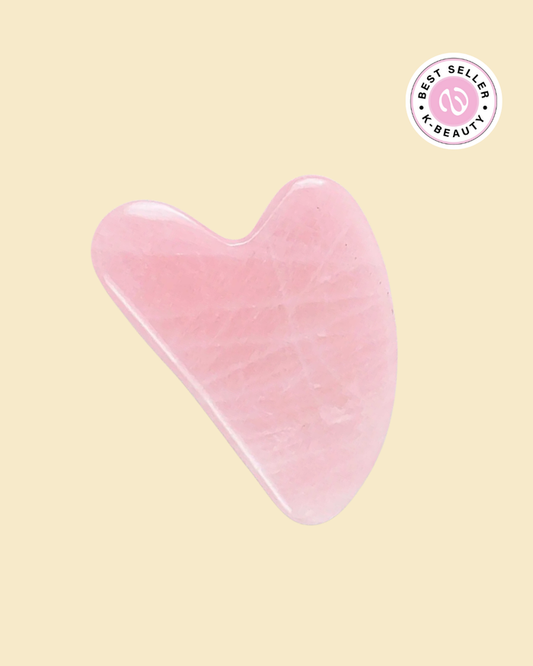 Gua Sha de Cuarzo Rosa Lifting Facial