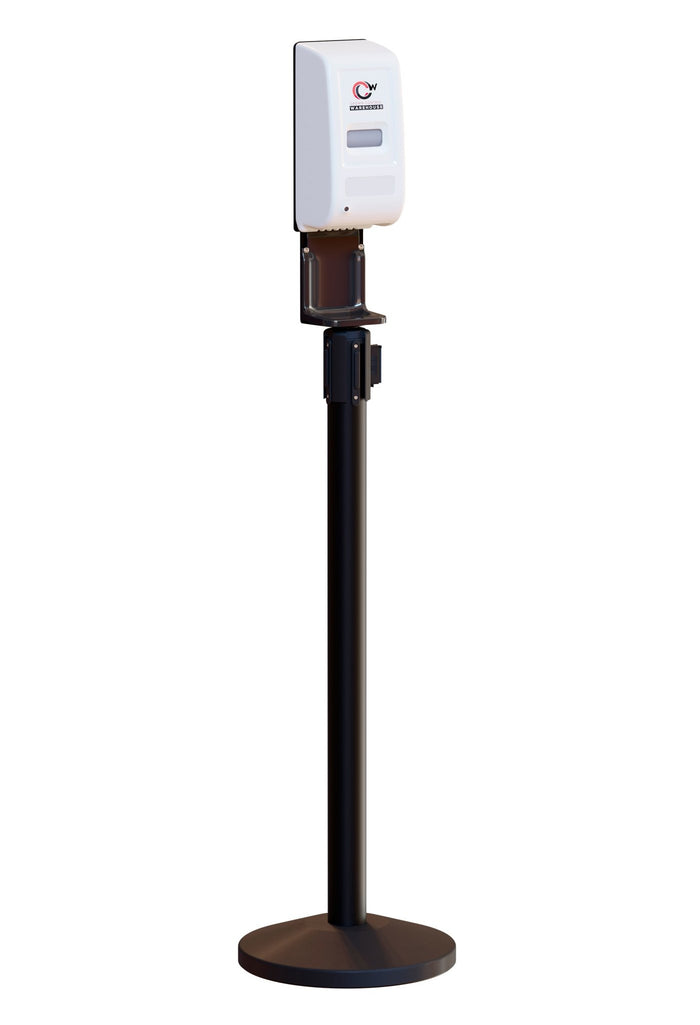 Hand Sanitizer Dispenser for Stanchions - Crowd Control Warehouse