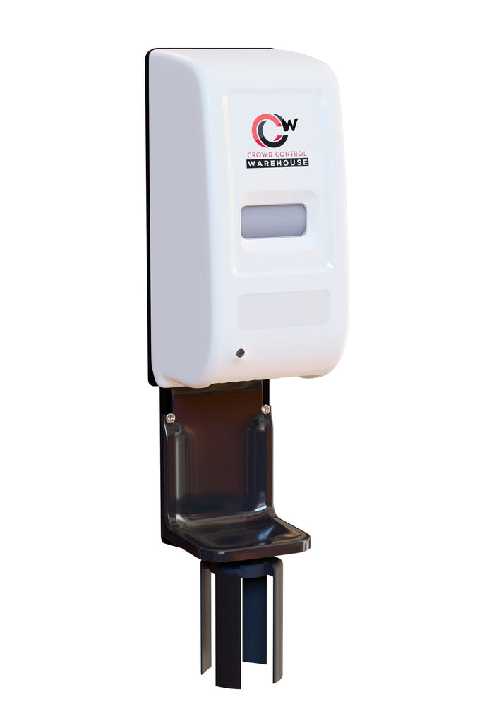 Hand Sanitizer Dispenser for Stanchions - Crowd Control Warehouse
