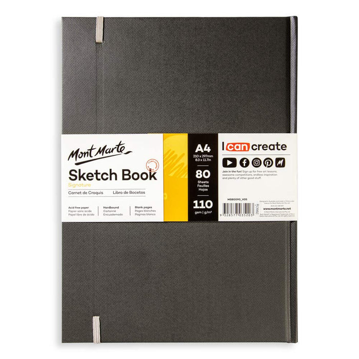 Hardbound Sketch Book Signature 110gsm A4