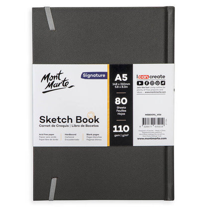 Hardbound Sketch Book Signature 110gsm A5