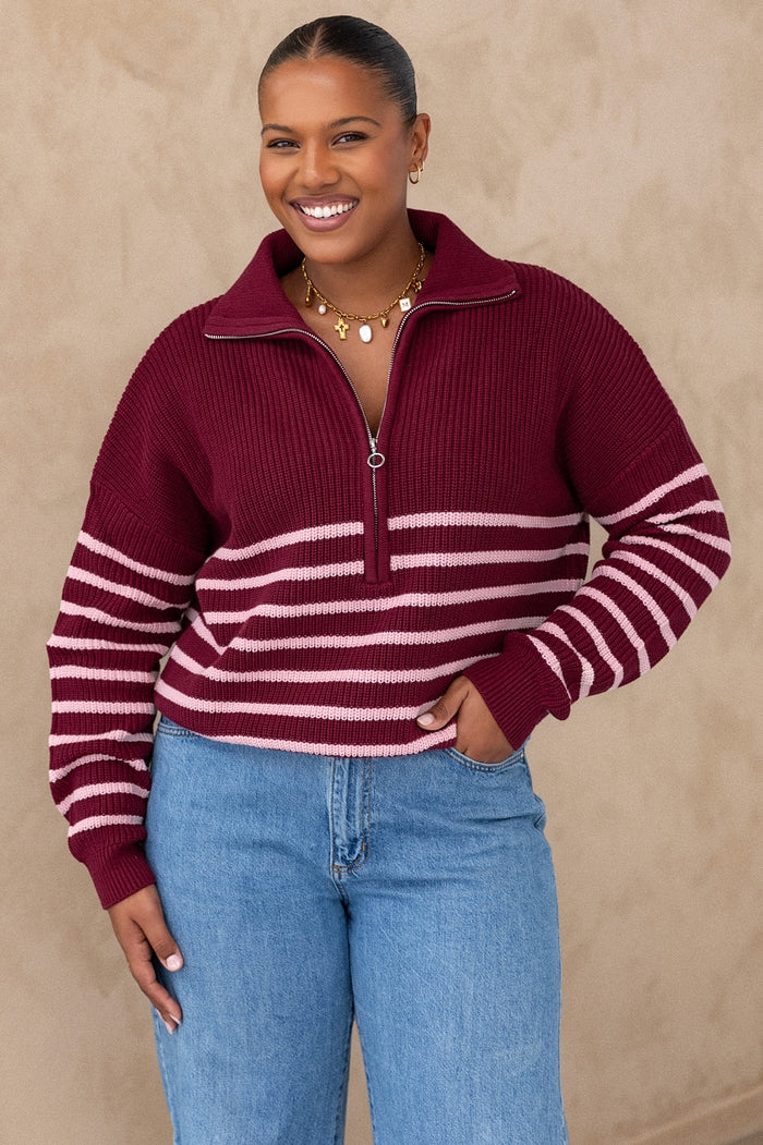 Harry Knit - Rhubarb Stripe