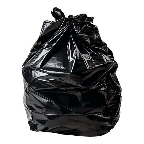 Euro Pack Black Bin Bags 18x29x39" / 200 Bags Heavy Duty Black Bin Bags