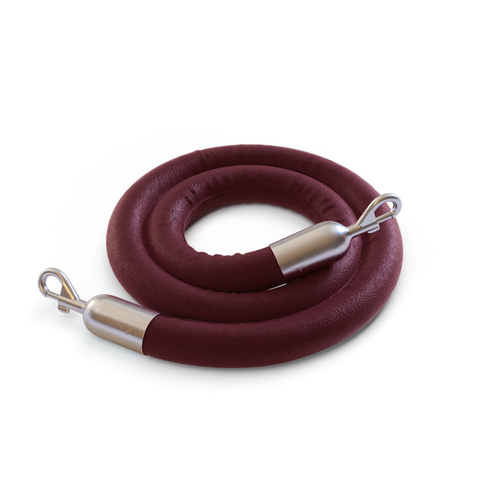 6 FT. / MAROON / SATIN STAINLESS STEEL