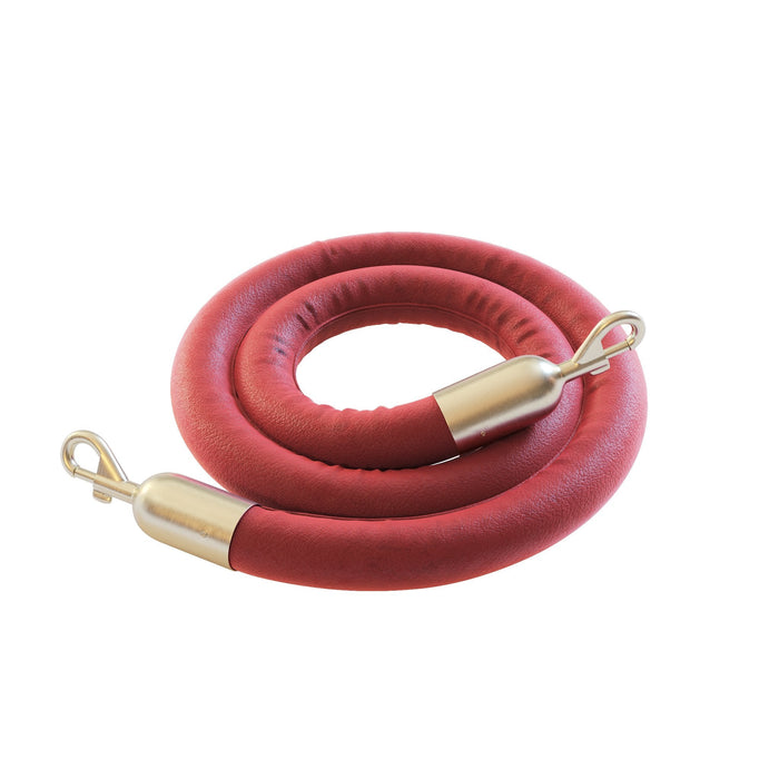 6 FT. / RED / SATIN BRASS