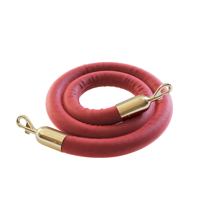 12 FT. / RED / POLISHED BRASS