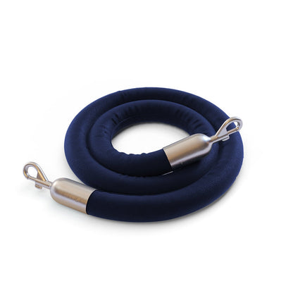 6 FT. / NAVY BLUE / SATIN STAINLESS STEEL