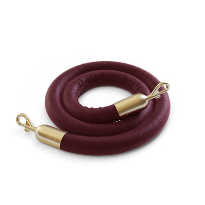 4 FT. / MAROON / SATIN BRASS