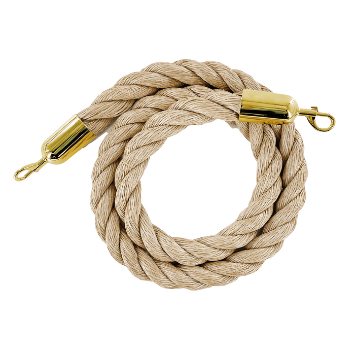 Heavy - Duty Poly Hemp Ropes - Montour Line - Crowd Control Warehouse