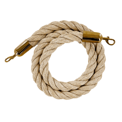 Heavy - Duty Poly Hemp Ropes - Montour Line - Crowd Control Warehouse