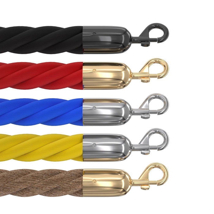 Heavy - Duty Twisted Polypropylene Ropes for Stanchion Posts - Montour Line - Crowd Control Warehouse