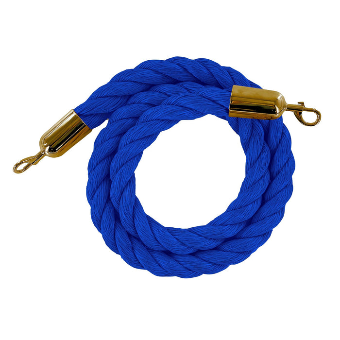 4 FT. / BLUE / SATIN BRASS