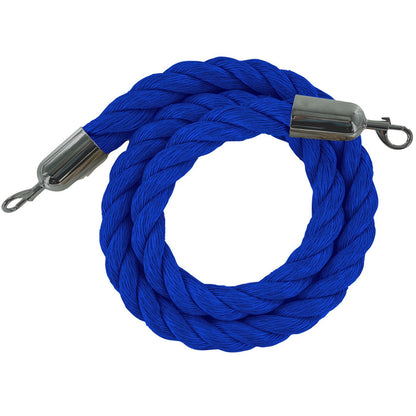 4 FT. / BLUE / SATIN STAINLESS STEEL
