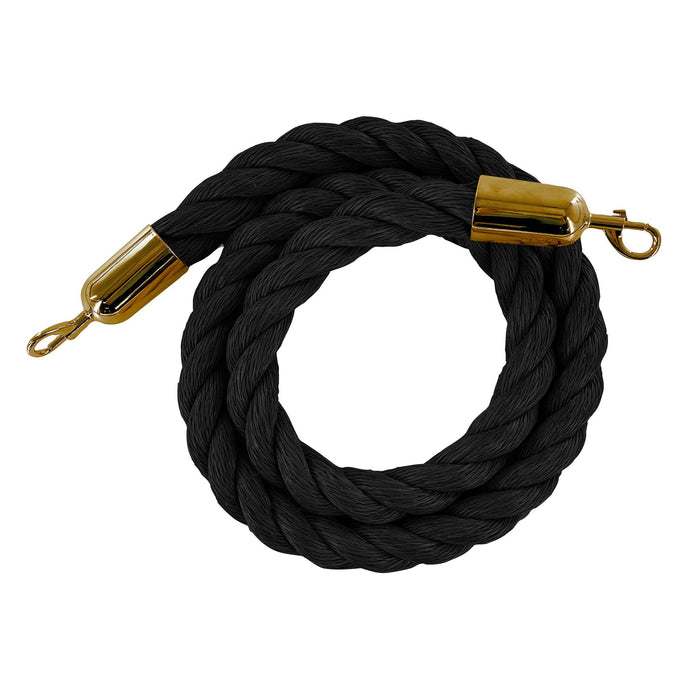 8 FT. / BLACK / SATIN BRASS