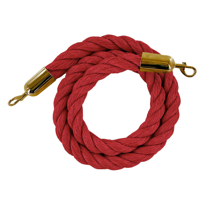 8 FT. / RED / SATIN BRASS