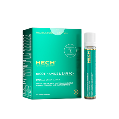 HECH Nicotinamide & Saffron Emerald Green Elixier - myernk