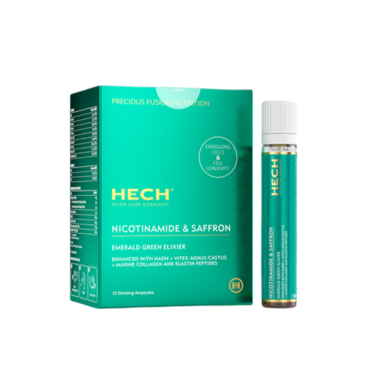 HECH Nicotinamide & Saffron Emerald Green Elixier - myernk