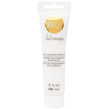 Use the Heidi Swapp Transfer Medium to transfer images onto your projects with the help of your Minc machine (sold separately). This package contains 3oz of foil transfer medium. Imported. Available at Embellish Away located in Bowmanville Ontario Canada.