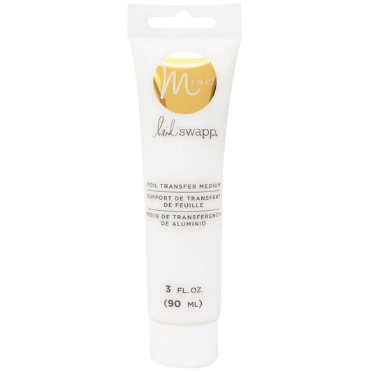 Use the Heidi Swapp Transfer Medium to transfer images onto your projects with the help of your Minc machine (sold separately). This package contains 3oz of foil transfer medium. Imported. Available at Embellish Away located in Bowmanville Ontario Canada.